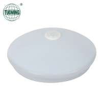 modern surface ceiling mounted sensor led ceiling light,indoor motion sensor round ceiling led emergency light for home