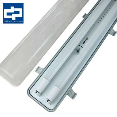 SAA LED IP65 emergency linear tube light 5ft 2*22w linkable installation PT2E5L